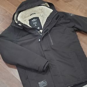 HOLLISTER Mens winter jacket sherpa lined